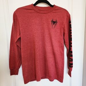 Mens size: small Long Sleeve Spiderman T-SHIRT